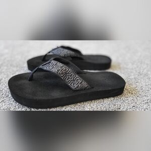 Original Mush Teva Flip Flops Black
